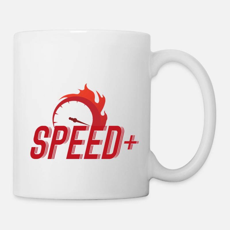 la vitesse speed - Mug blanc - blanc