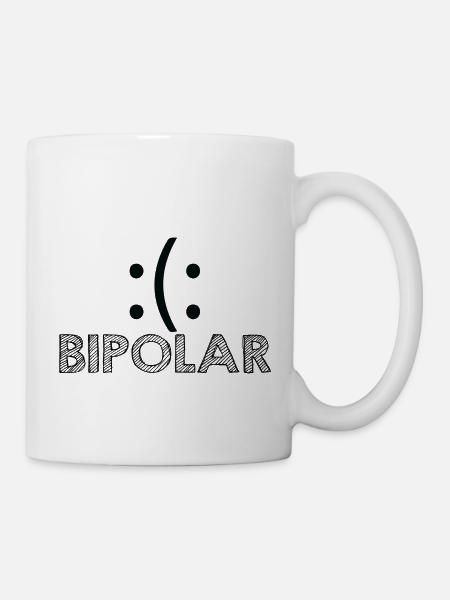 Bipolaire Santé mentale - Mug blanc - blanc