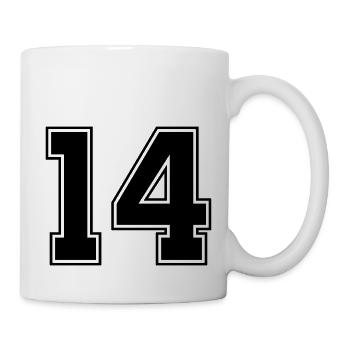 14 - Tasse - Weiß - Rechts