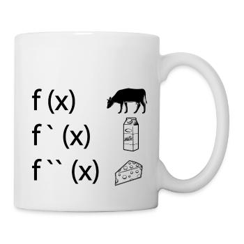 Formule cadeau scolaire math profession de nerd - Mug blanc - blanc - Droite