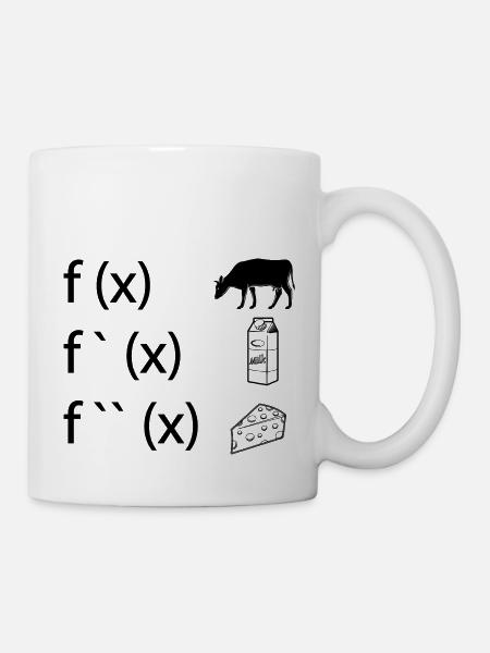 Formule cadeau scolaire math profession de nerd - Mug blanc - blanc