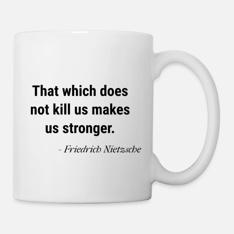 What doesn't kill you - Mug - white