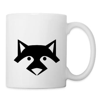 Loup - Mug blanc - blanc - Droite