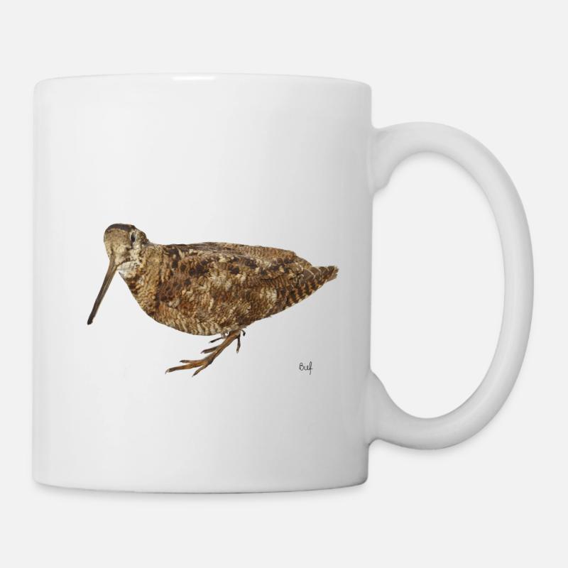 La bécasse des bois pour chasseur - Mug blanc - blanc