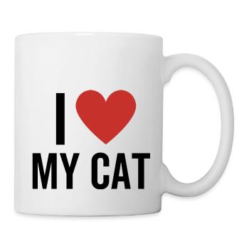 I Love My Cats - Mug - white - Right
