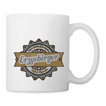 Vintage Erzgebirge - Tasse - Weiß - Rechts