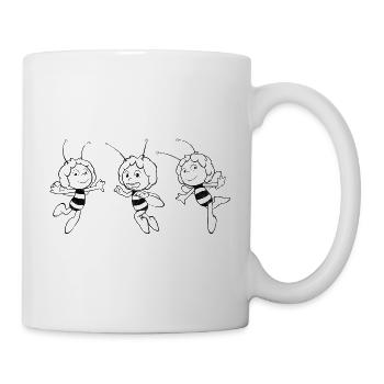Maya The Bee Joyful Line Art - Mug - white - Right