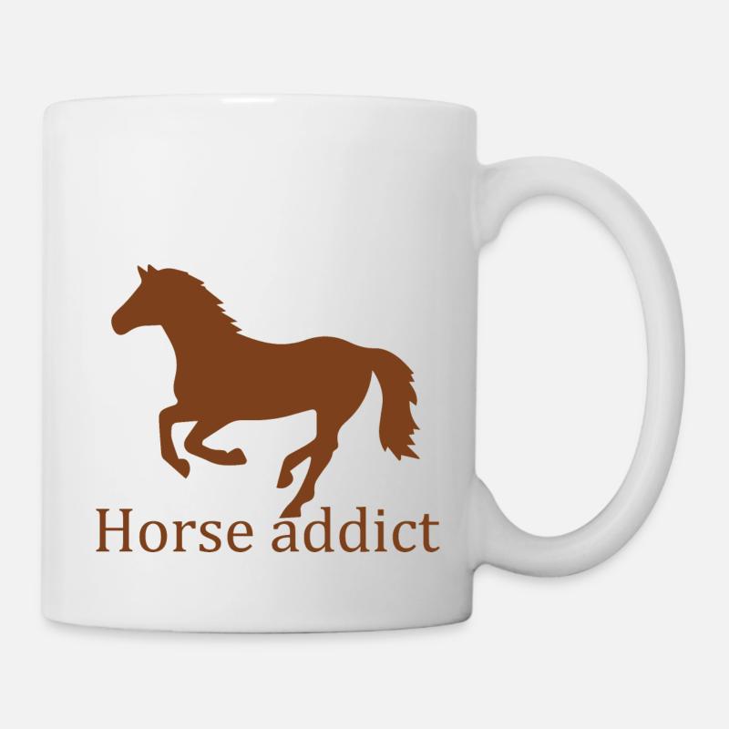Cheval Horse - Mug blanc - blanc