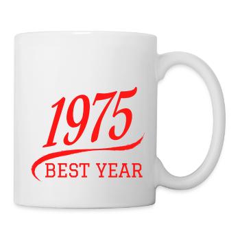 1975 Best Year College and University Sports - Mug blanc - blanc - Droite