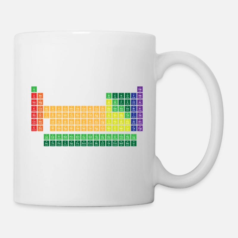 Periodic table of elements - Mug - white