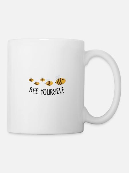 Bee yourself - Tasse - Weiß
