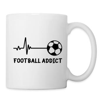 Football Addict - Mug blanc - blanc - Droite