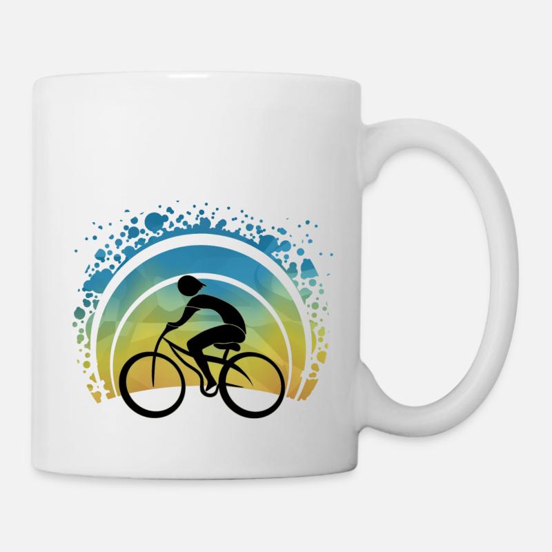 Radfahrer - Tasse - Weiß