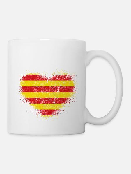 Katalonien - Tasse - Weiß