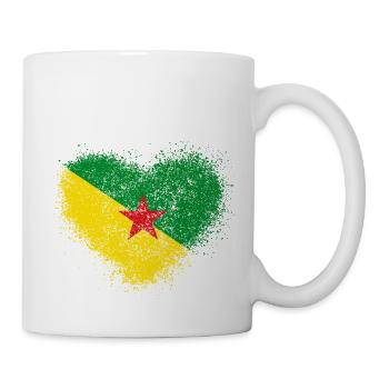 Französisch-Guayana - Tasse - Weiß - Rechts