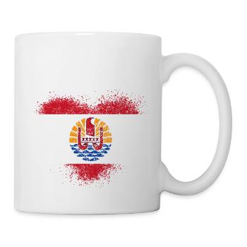 Polynésie française - Mug blanc - blanc - Droite