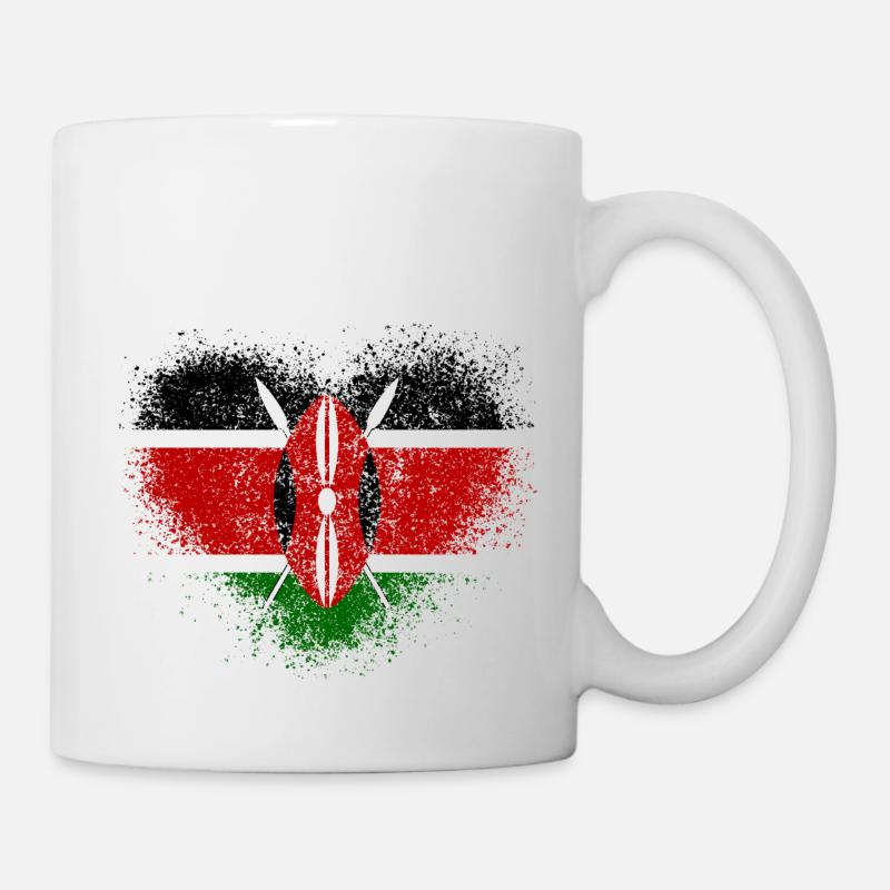 Kenia - Tasse - Weiß