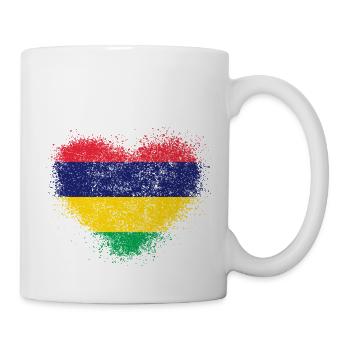 Mauritius - Tasse - Weiß - Rechts