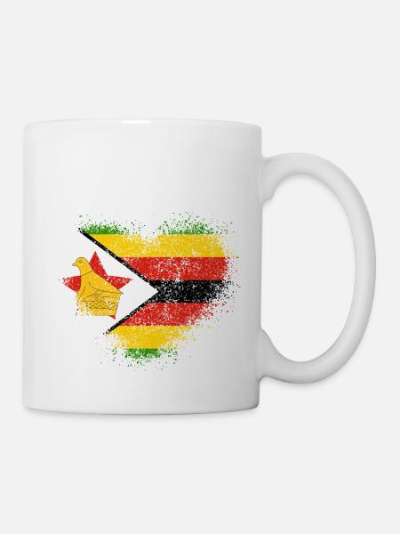Simbabwe - Tasse - Weiß