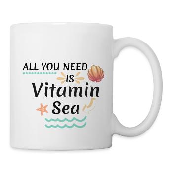 All you need is vitamin sea - Mug blanc - blanc - Droite