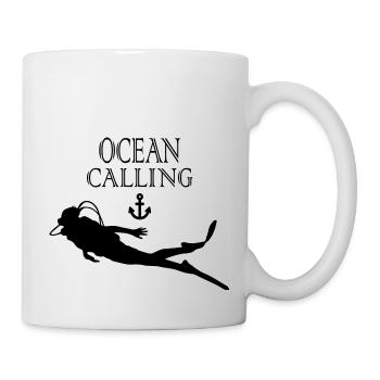 Diving Dive tauchen - Tasse - Weiß - Rechts