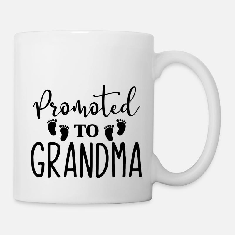 Promoted to GRANDMA - Mug blanc - blanc