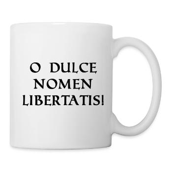 o süsser name freiheit schwarz - Tasse - Weiß - Rechts