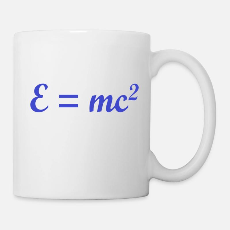 e ist gleich mc2 - Tasse - Weiß