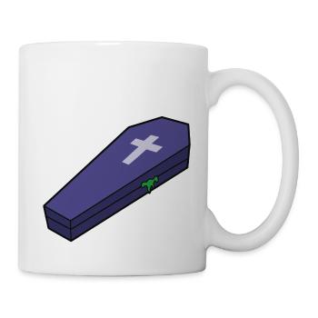 Sarg Untote - Tasse - Weiß - Rechts