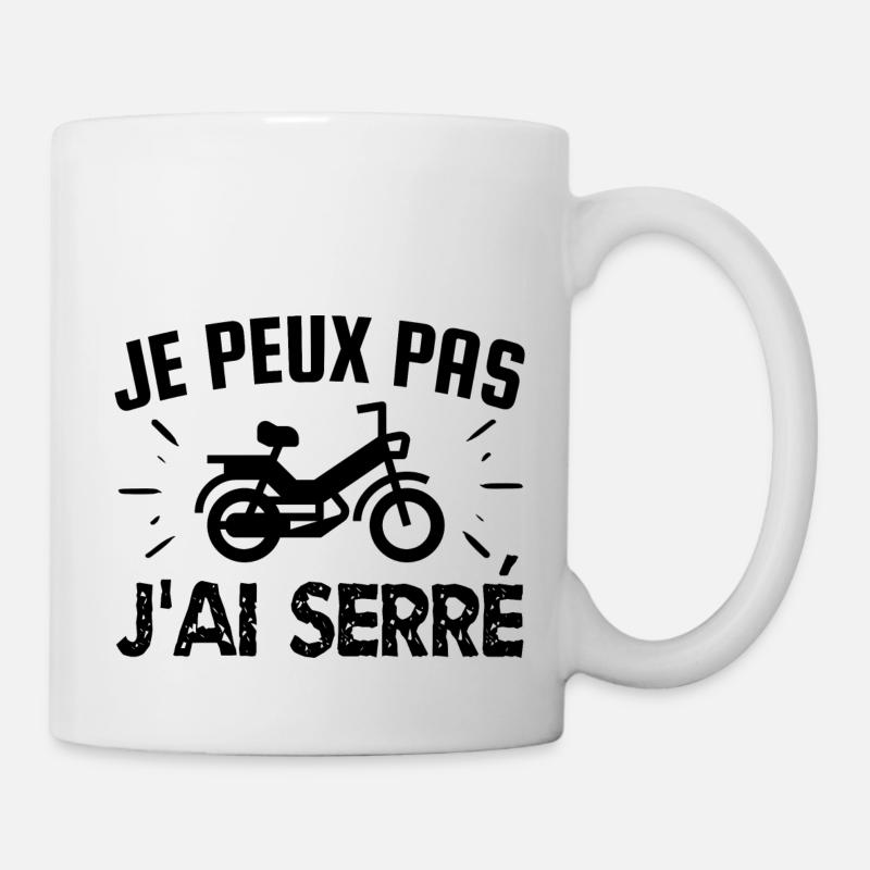 je peux pas j'ai serré - Mug blanc - blanc