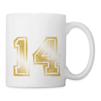14 Nombre d’or - Mug blanc - blanc - Droite
