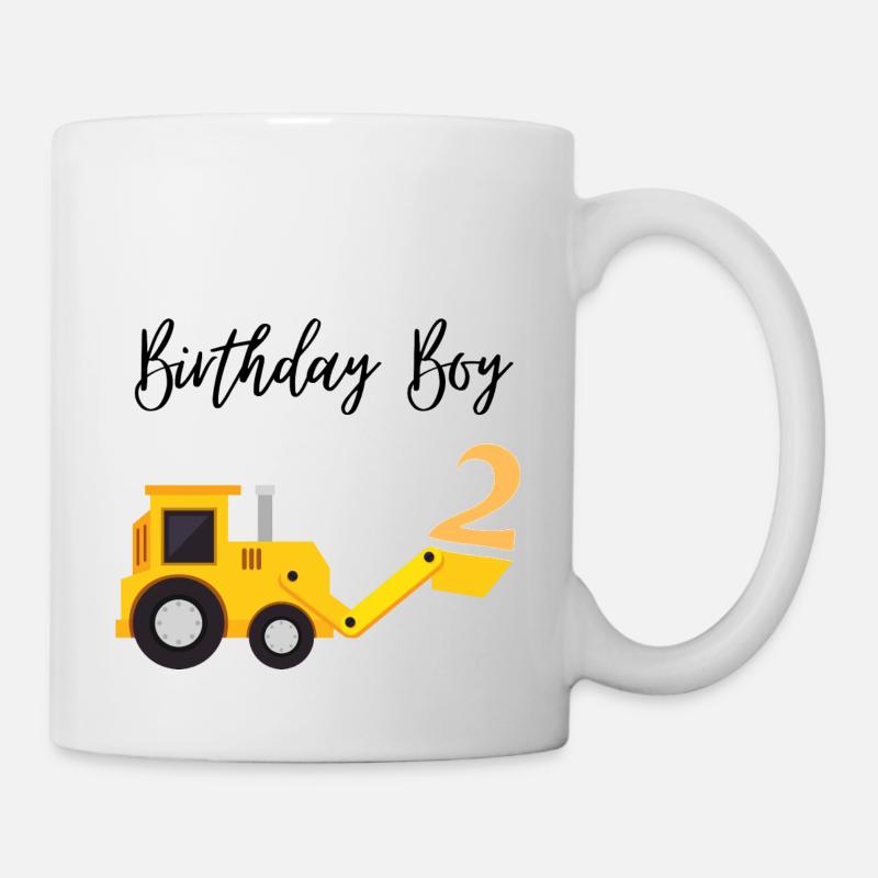 Anniversaire Garçon - Mug blanc - blanc