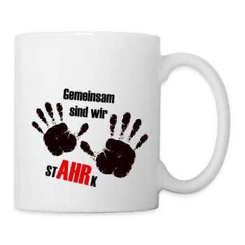 We AHR together | Ahrtal Hochwasser SolidAHRität - Tasse - Weiß - Rechts