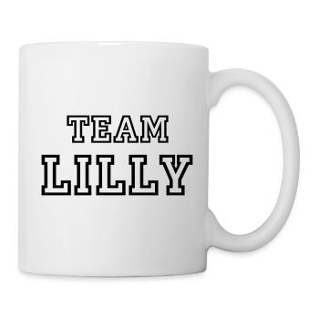 TEAM LILLY Nom du chien TeamTricot - Mug blanc - blanc - Droite