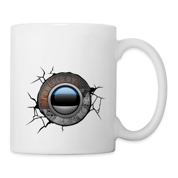 Estland Steampunk Motor Angetrieben Vom Stolz - Tasse - Weiß - Rechts