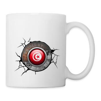Tunesien Steampunk Motor Angetrieben Vom Stolz - Tasse - Weiß - Rechts