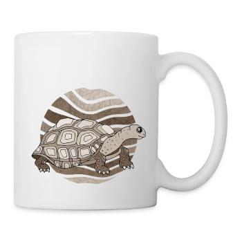 Tortue - Mug blanc - blanc - Droite