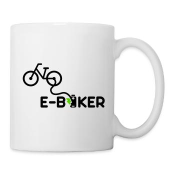 ebiker ebike e-bike - Tasse - Weiß - Rechts