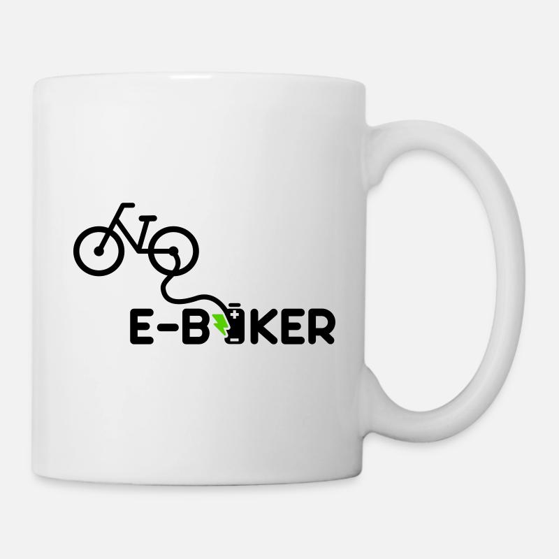 ebiker ebike e-bike - Mug blanc - blanc