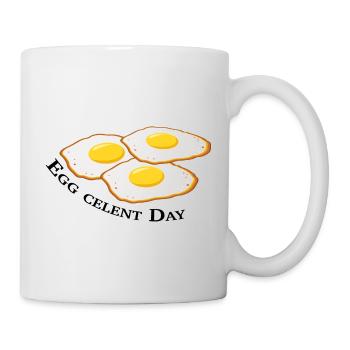 Egg celent Day - Tasse - Weiß - Rechts