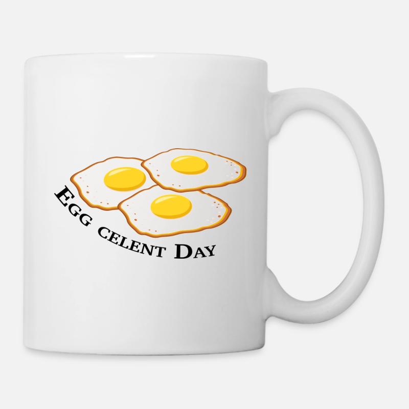 Egg celent Day - Tasse - Weiß