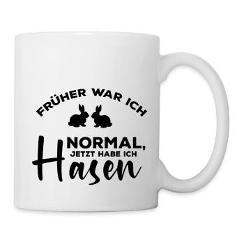 Geschenkideen für Hasenliebhaber - Tasse - Weiß - Rechts