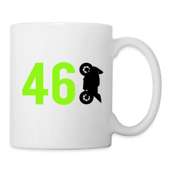 Motorcycle 46 Motorsport - Mug - white - Right