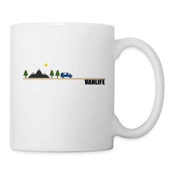 Van life landscape color - Mug - white - Right