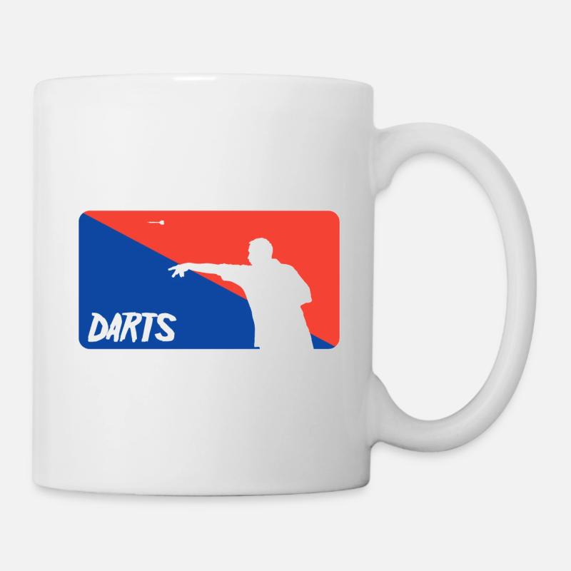Dartplayer - Tasse - Weiß