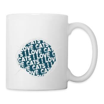 mammal fun awesome statement house cat pet cat - Mug - white - Right
