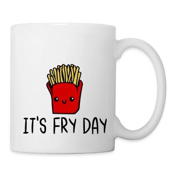 C’est le jour de fry - Mug blanc - blanc - Droite
