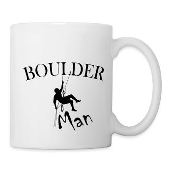 Bouldern Klettern Climbing - Tasse - Weiß - Rechts