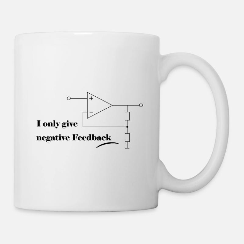 Symbole schématique avec slogan - Mug blanc - blanc