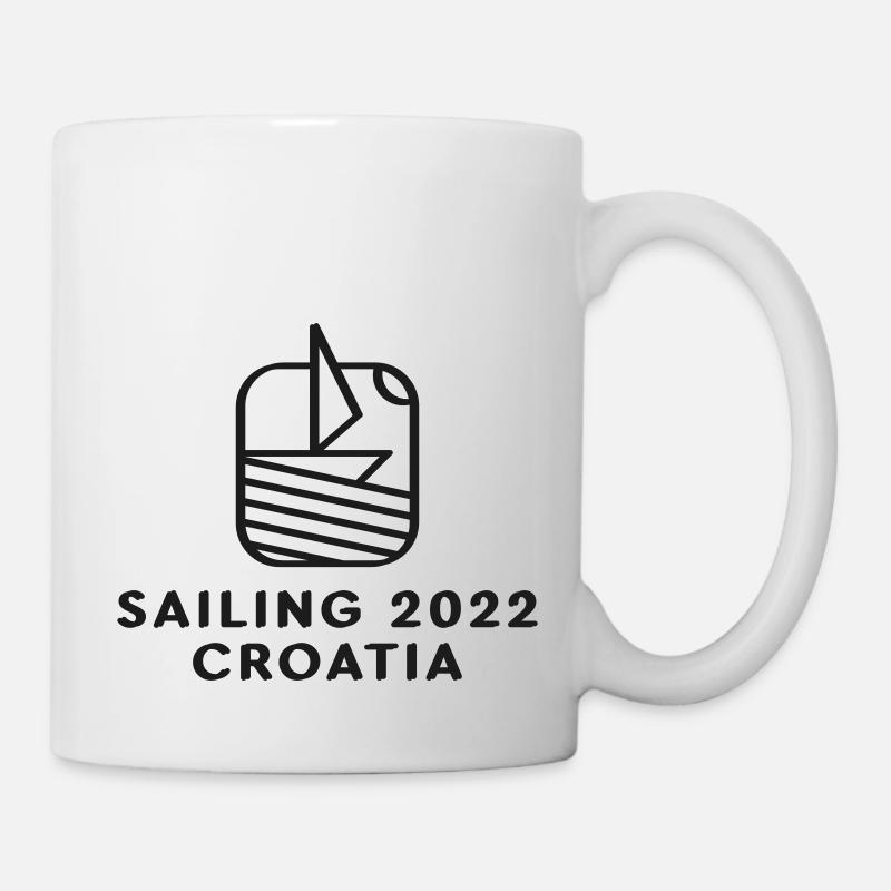Sailing Croatia - Tasse - Weiß